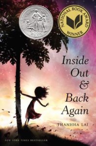 Kids reading Inside out and back again